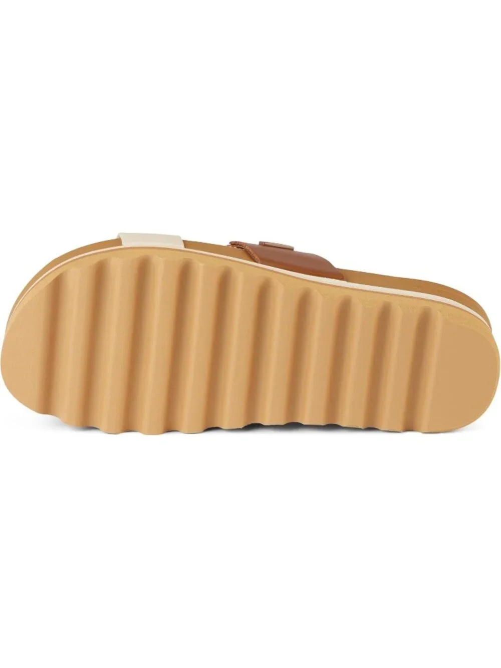 Women's Chocolate Duo Arch Support Ultra Soft Footbed Platform Sandal Shoes